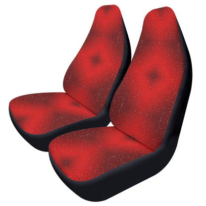 Red Sparkle Soft and Lightweight Front Car Seat Covers (2pcs)