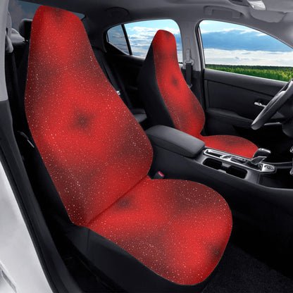 Red Sparkle Soft and Lightweight Front Car Seat Covers (2pcs)