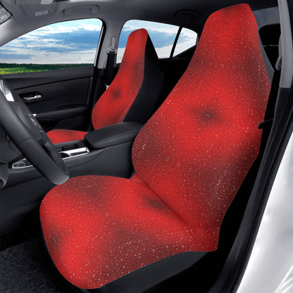 Red Sparkle Soft and Lightweight Front Car Seat Covers (2pcs)