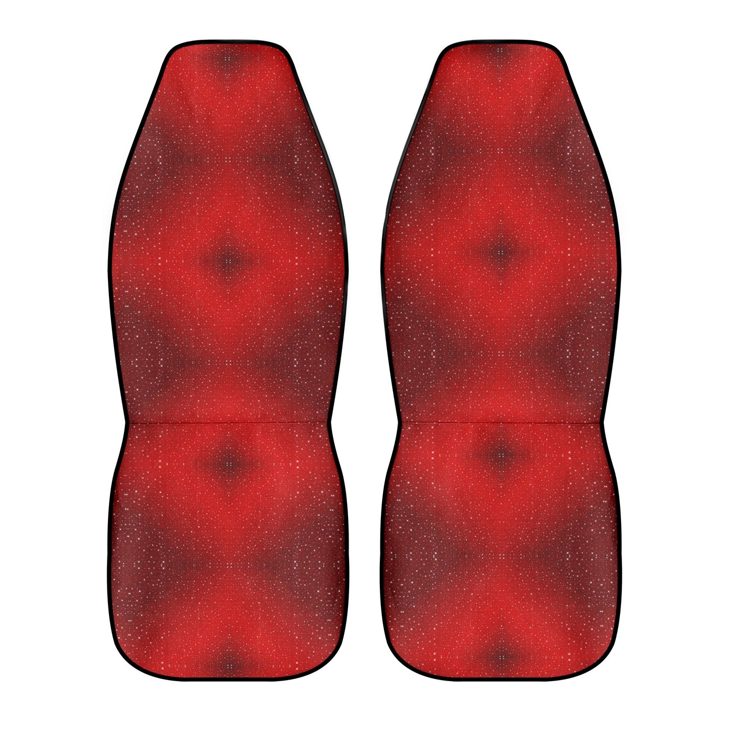 Red Sparkle Soft and Lightweight Front Car Seat Covers (2pcs)