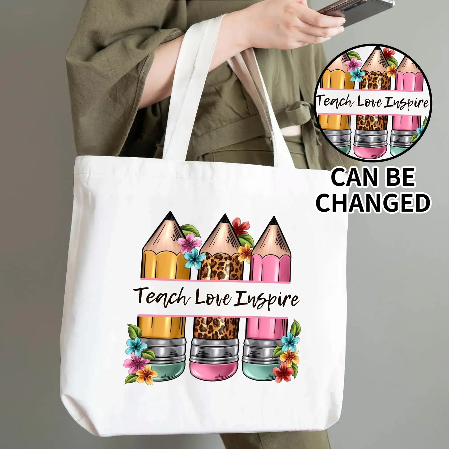 100% Cotton Tote Bag (Single-sided Print)