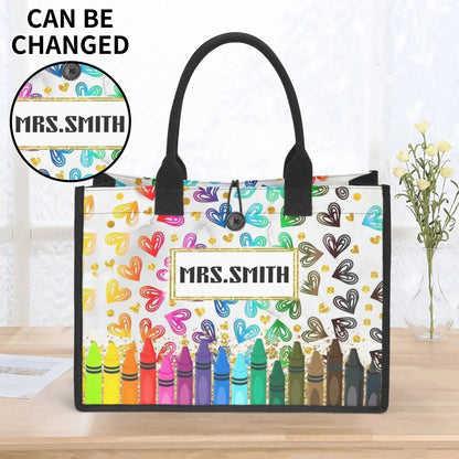 Premium All-Over Print Canvas Tote Bag（3 layers）