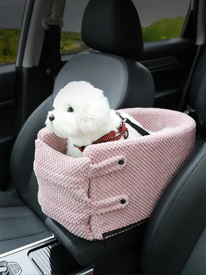 Dog Car Seat Bed Travel Car Central Control Safety Pet Seat Transport Carrier Bag Protector Pet Car Kennel For Small Dog And Cat