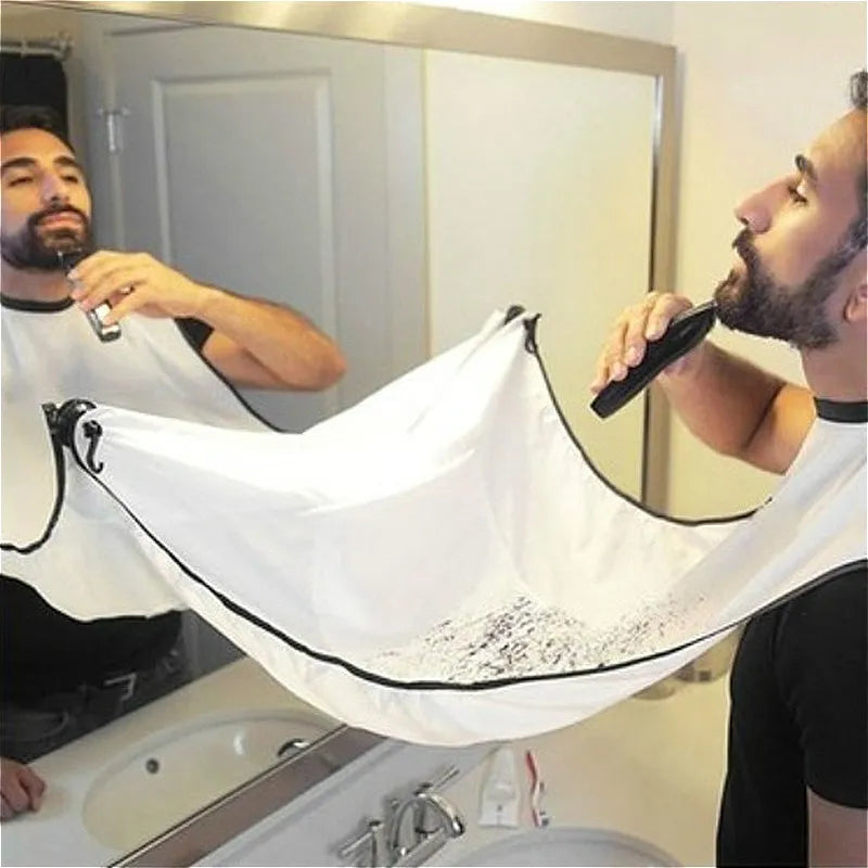 Shaving Apron for Man Shaving Apron Care Bib Face Shaved Hair Adult Bibs Shaver Cleaning Hairdresser Clean Men Apron Beard Man