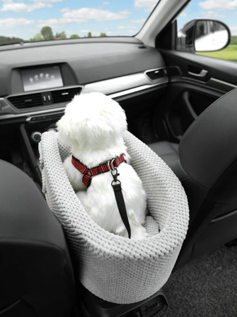 Dog Car Seat Bed Travel Car Central Control Safety Pet Seat Transport Carrier Bag Protector Pet Car Kennel For Small Dog And Cat