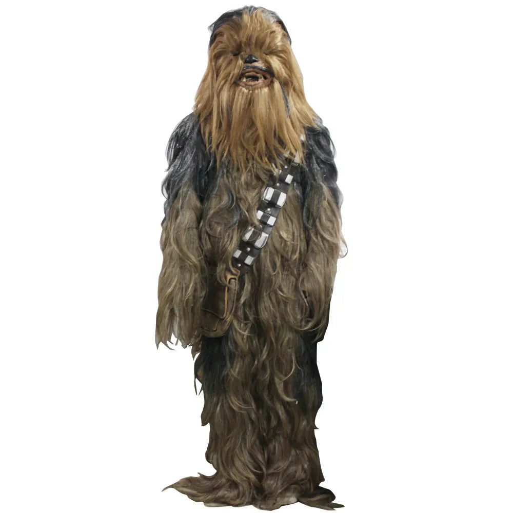 Disney Cosplay Chewbacca Costumes Jumpsuit Halloween Suit Costume with Mask