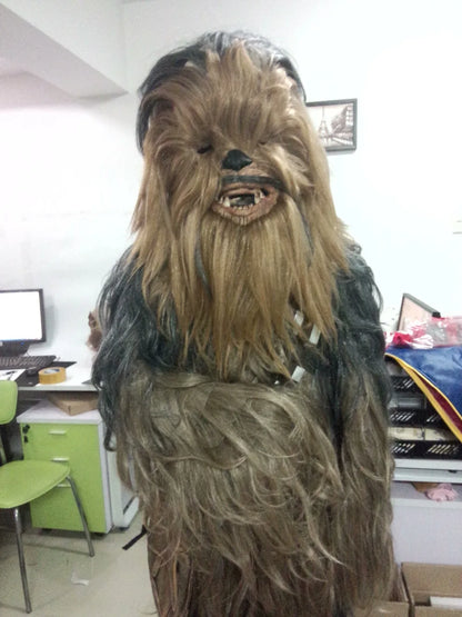 Disney Cosplay Chewbacca Costumes Jumpsuit Halloween Suit Costume with Mask