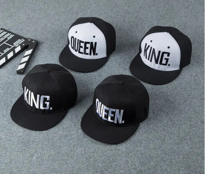 KING QUEEN Baseball Cap Snapback Men Women Visor Caps dad Bone White Black Couple Lover Hip Hop Sport Gorras Casquette Hats