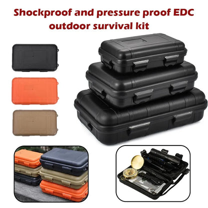 New L/S Size Outdoor Plastic Waterproof Airtight Survival Case Container Camping Outdoor Travel Storage Box