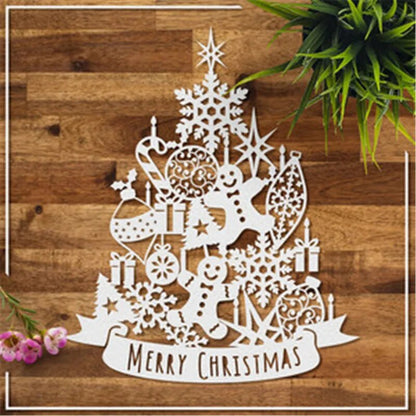 Merry Christmas Ball Cutting Dies Scrapbooking Metal Embossing DIY Stencil Album Paper Cards Decorative Crafts