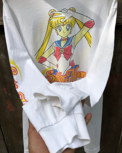 Vintage Who Retro Sailor Moon Long Sleeve T-shirt