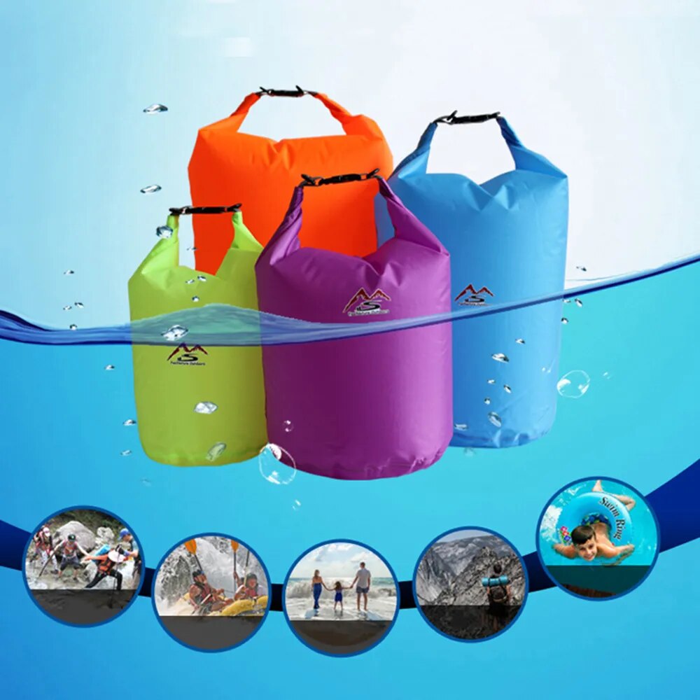 Outdoor Dry Waterproof Bag Dry Bag Sack Waterproof Floating Dry Gear Bags For Boating Fishing Rafting Swimming 5L/10L/20L/40L/70