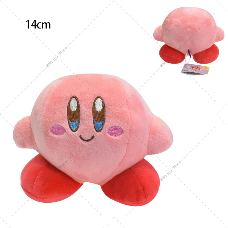 New 4 Styles Anime Kawaii Cute Star Kirby Stuffed Peluche Plush Quality Cartoon Toys Great Christmas Birthday Gift For Children