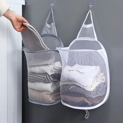 Bathroom Dirty Laundry Basket Folding Laundry Clothes Hamper Bag Home Storage Bag Organizers Cotton Basket Accessories