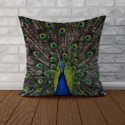 Decorative Cushions for Sofa Peacock Feather Pillow Cases Decorative Pillows Covers Cushion Cover Luxury Fall Decor Pillowcase