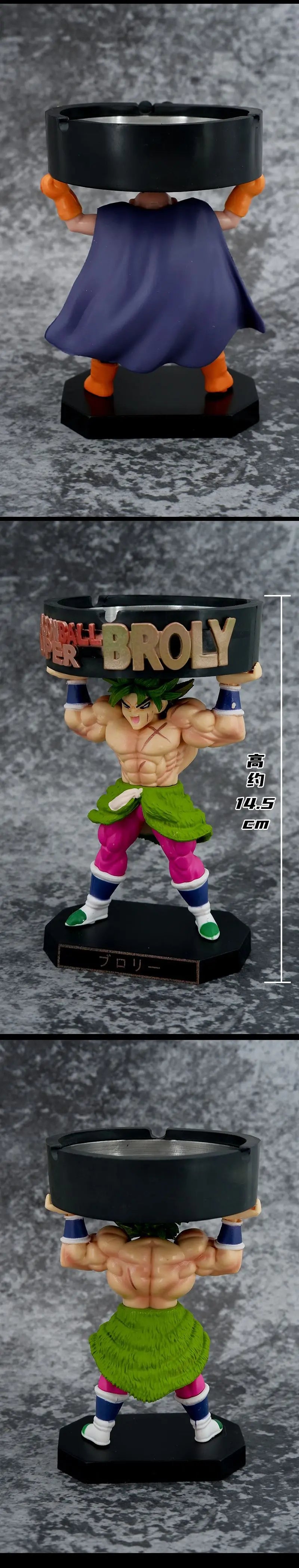 2 types Dragon Ball Z Majin Buu Broli Sign Ashtray Figure Toys Gift