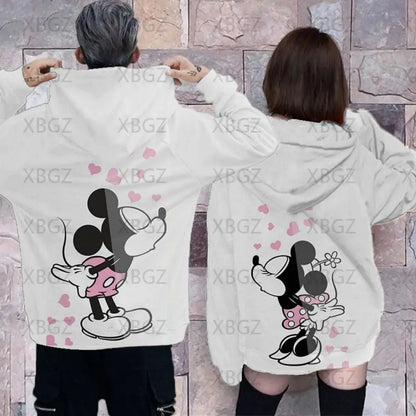 Couple Outfit Sweatshirt Woman Children's Hoodie Men's Lilo and Stitch Hoodies Print Top Disney Women Clothing Fashion Sweatshirts