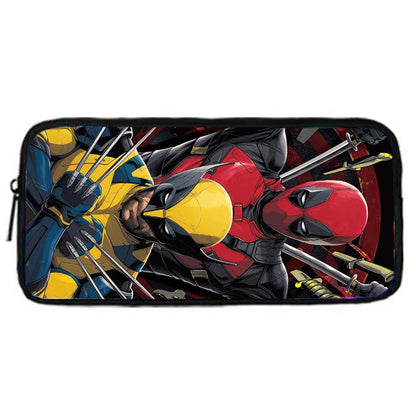 Child Superhero Deadpools Backpacks Shoulder Bag Pencil Case Pupil Large Capacity School Bags for Boys Girls Best Gift