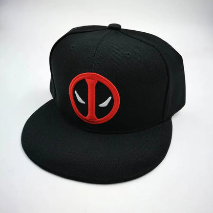 Deadpool Caps Four Seasons Hat Baseball Cap Korean Version of Men's Hip Hop with Flat Rim Sunscreen Couple Hats Accessories