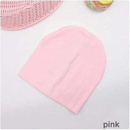 6M-3Y Baby Street Dance Hip Hop Hat Cotton Spring Autumn Toddler Cap Scarf for Boys Girls Winter Warm Solid Color Children Hat