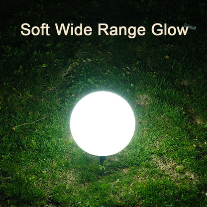 Garden Ball Light Solar LED Glowing Ball Light  Waterproof Lawn Lamp Pool Toy Outdoor Party Wedding bar Lawn Pathway Yard Decor