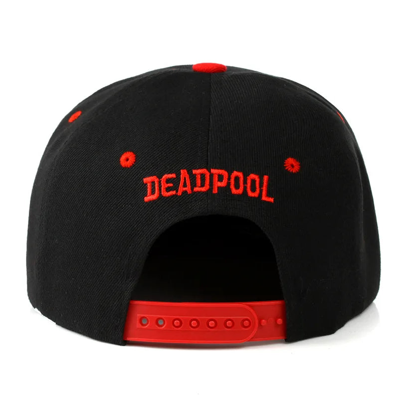 Deadpool Caps Four Seasons Hat Baseball Cap Korean Version of Men's Hip Hop with Flat Rim Sunscreen Couple Hats Accessories