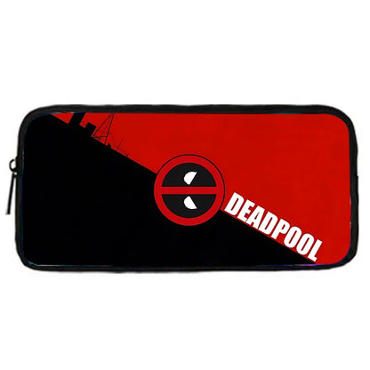 Child Superhero Deadpools Backpacks Shoulder Bag Pencil Case Pupil Large Capacity School Bags for Boys Girls Best Gift