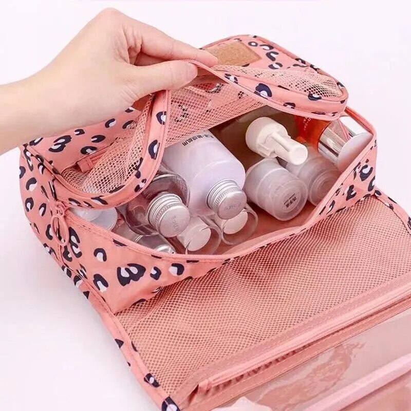 Portable Toiletry Storage Bag Makeup Organizers Bathroom Cosmetic Wash Travel Camping Home Storage Organization Accessories