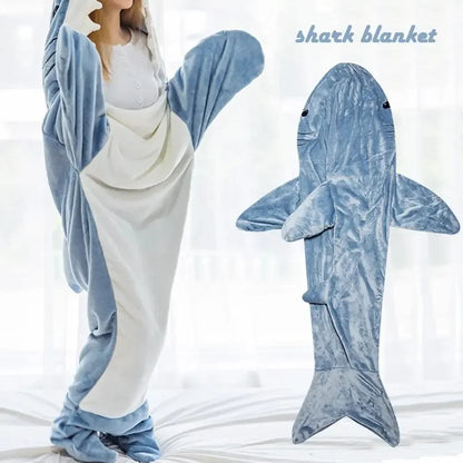 Cosplay Shark Onesies Costumes Suit Adult Pyjamas Cartoon Halloween Christmas Carnival Sleepwear Jumpsuit Kids Clothes Hombre