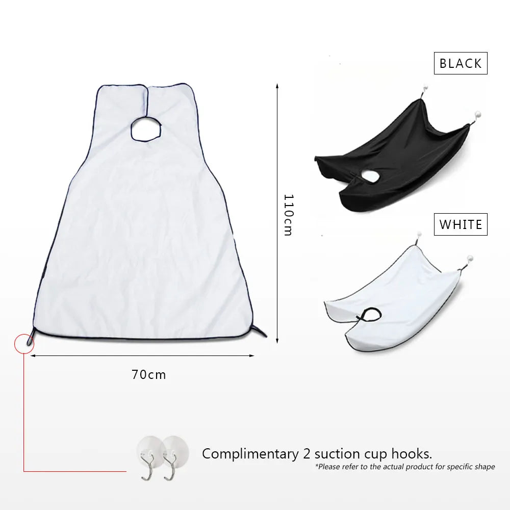 Shaving Apron for Man Shaving Apron Care Bib Face Shaved Hair Adult Bibs Shaver Cleaning Hairdresser Clean Men Apron Beard Man