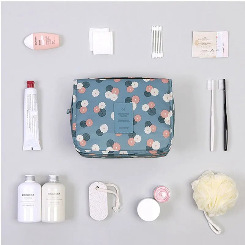 Portable Toiletry Storage Bag Makeup Organizers Bathroom Cosmetic Wash Travel Camping Home Storage Organization Accessories