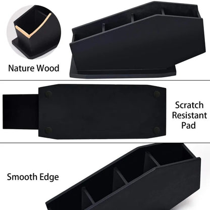 Gothic Coffin Brush Holder Makeup Brush Storage Box Wood Eye Shadow Eyebrow Brush Pen Cosmetic Holder Ghost Gothic Home Decor