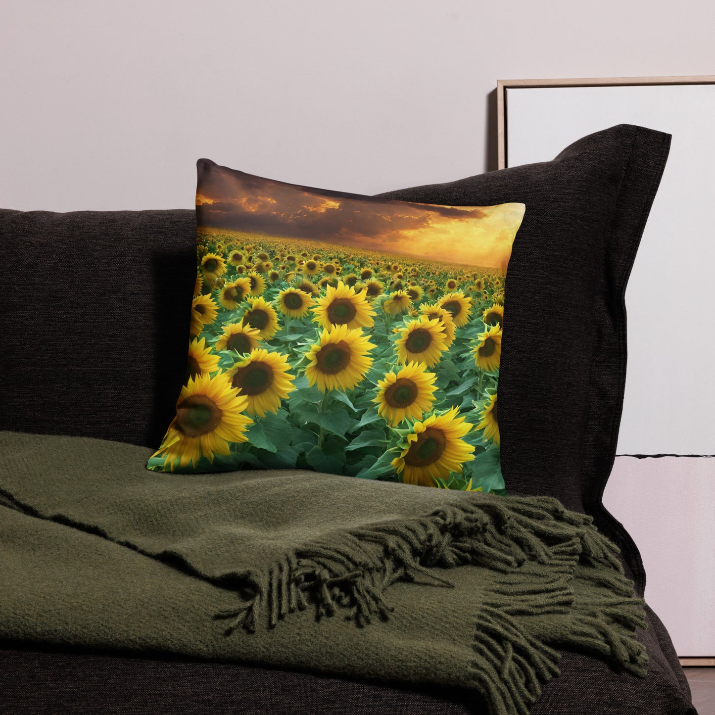 Sunflower Basic Pillow