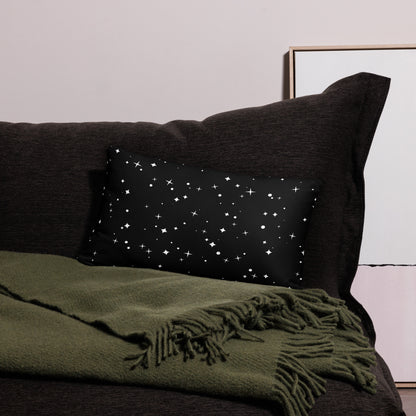 Colorful Space Cat Basic Pillow Kelsey's Korner Designed