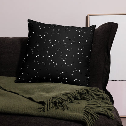 Colorful Space Cat Basic Pillow Kelsey's Korner Designed