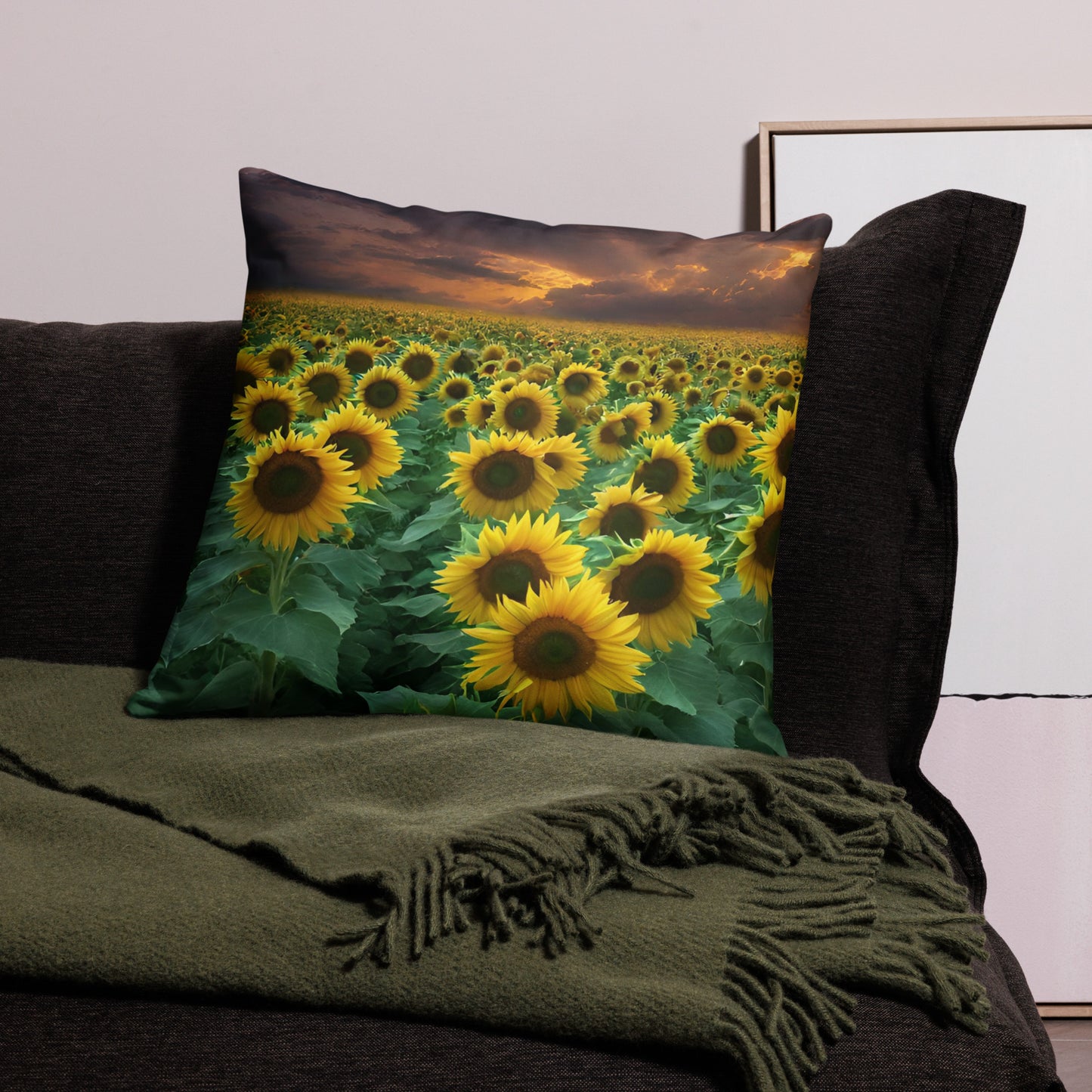 Sunflower Basic Pillow