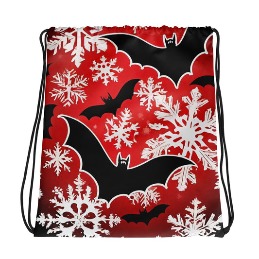 Dark Winter Drawstring bag