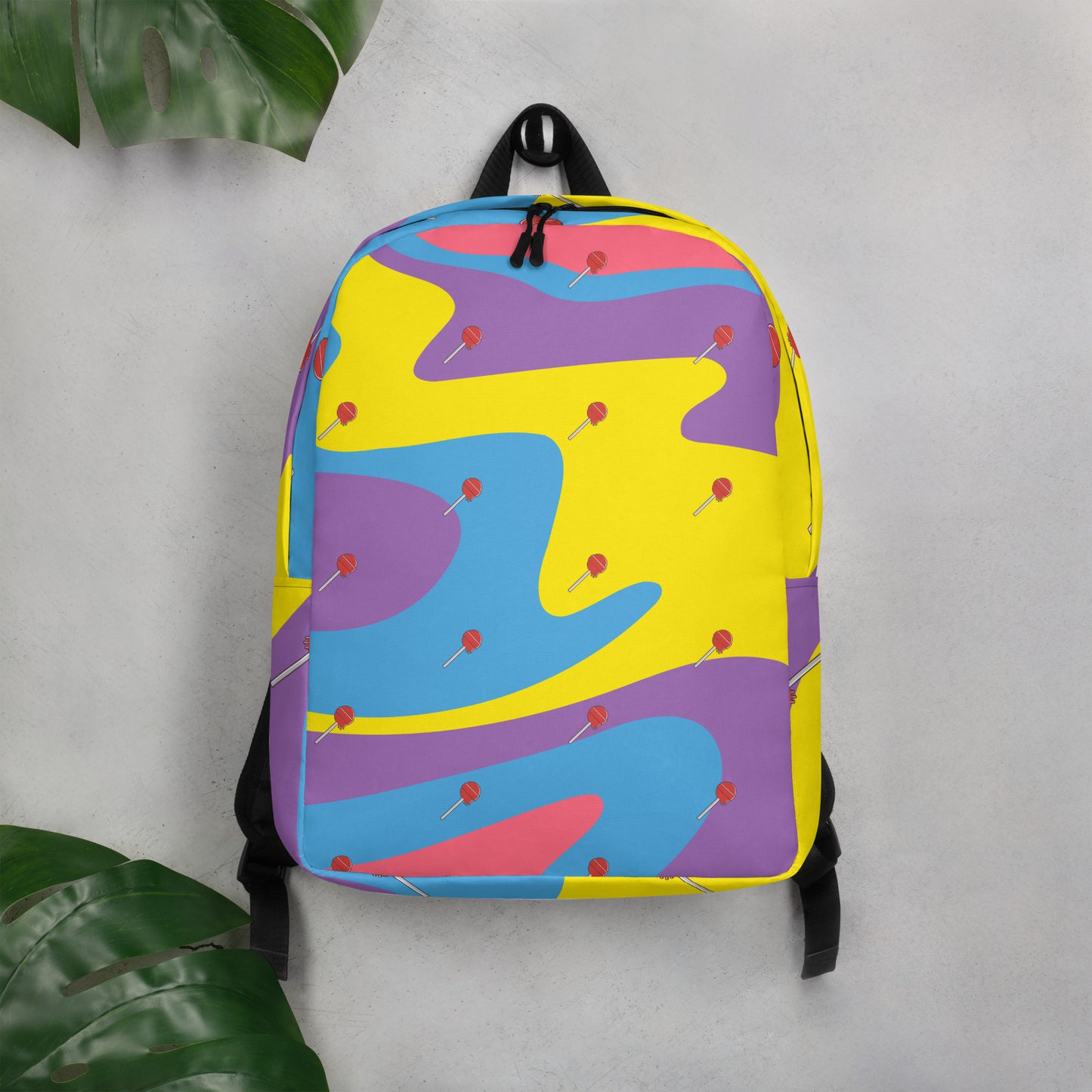 Colorful Candy Design Minimalist Backpack