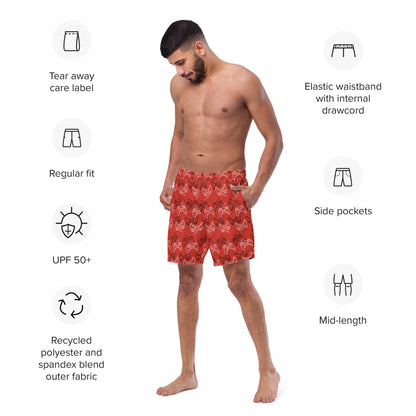 Men's Swim Trunks Game Controller Gamer with Pockets