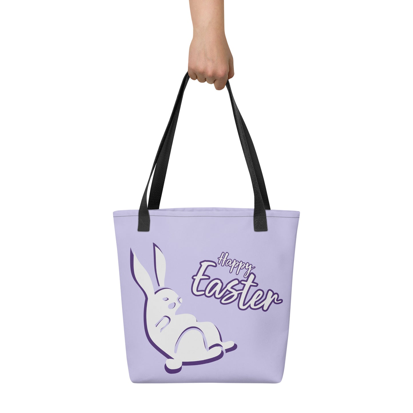 Easter Hunt Purple Bunny Tote bag