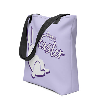 Easter Hunt Purple Bunny Tote bag