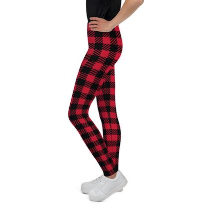 Buffalo Plaid Youth Leggings