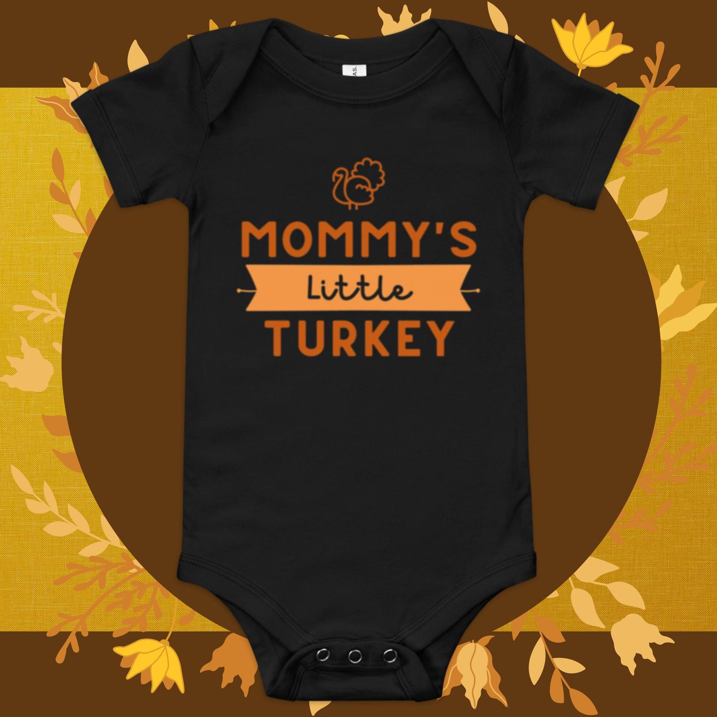 Baby Thanksgiving Short Sleeve One Piece Bodysuit