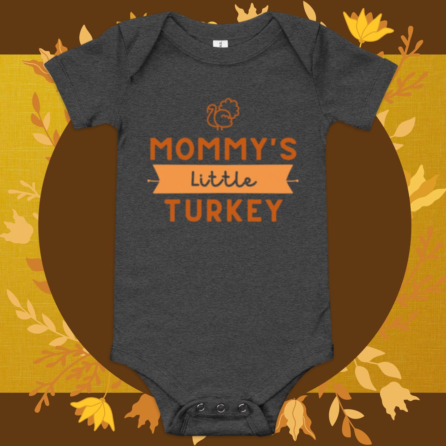 Baby Thanksgiving Short Sleeve One Piece Bodysuit