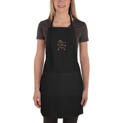 Holiday Embroidered Apron