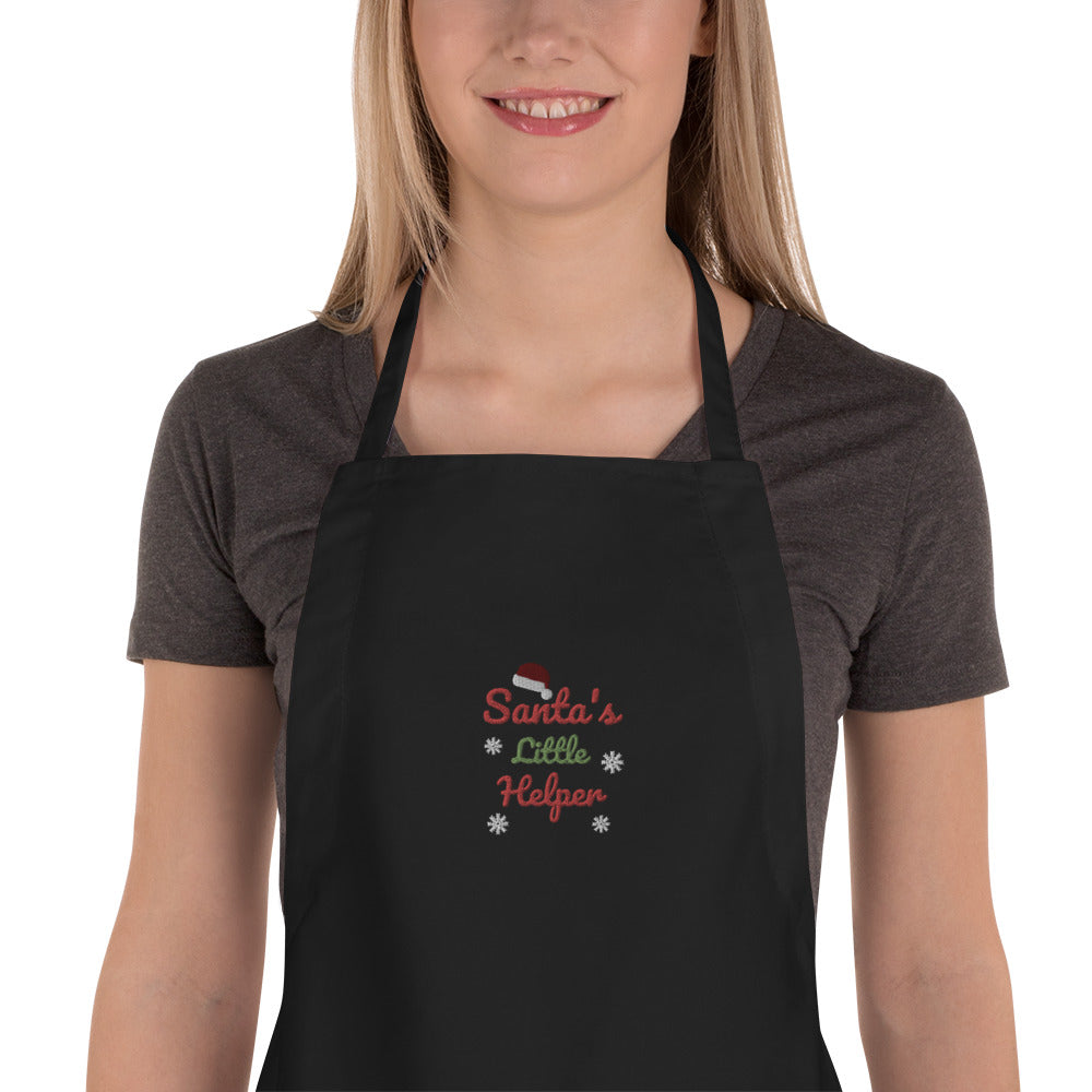 Holiday Embroidered Apron