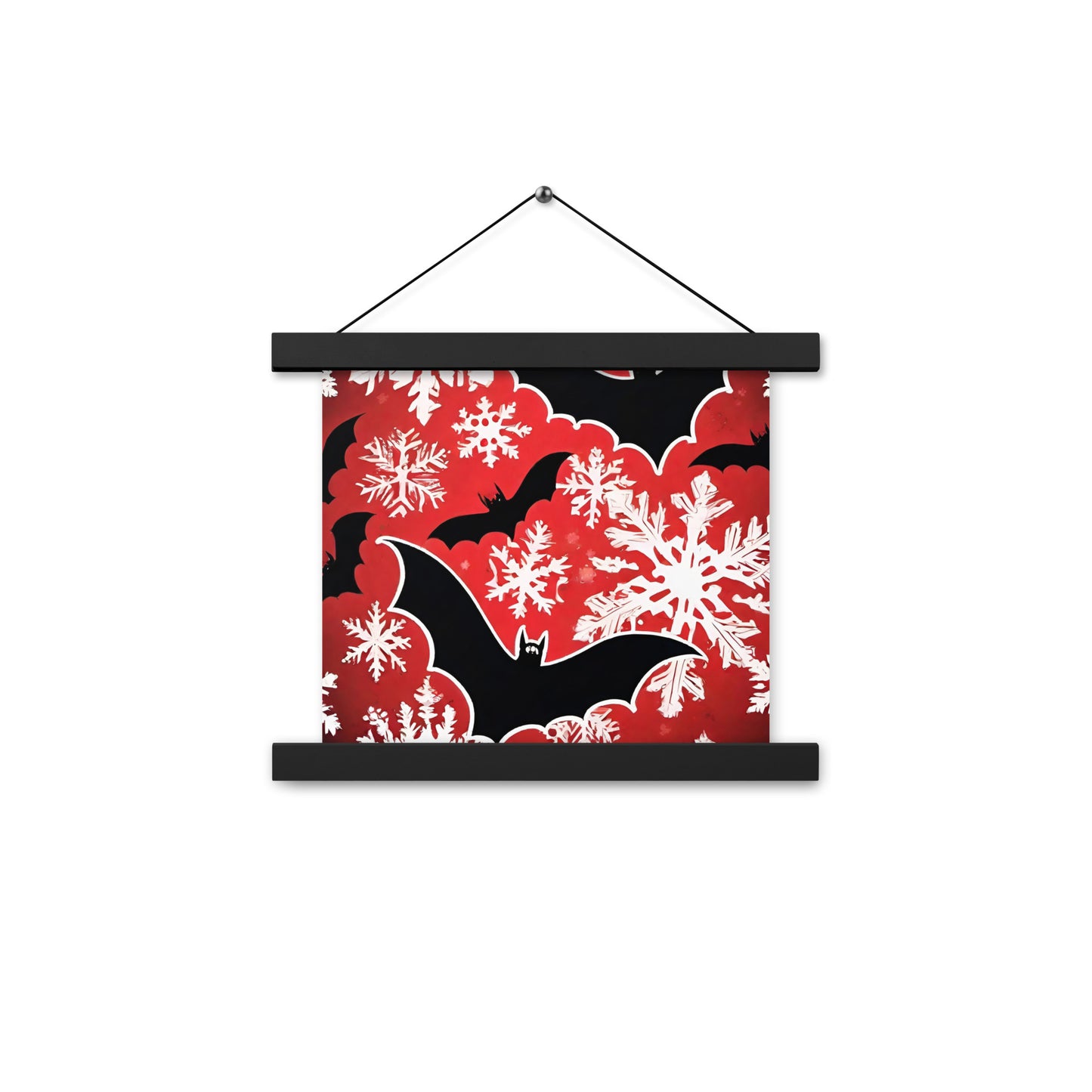 Dark Winter Design Poster with hangers