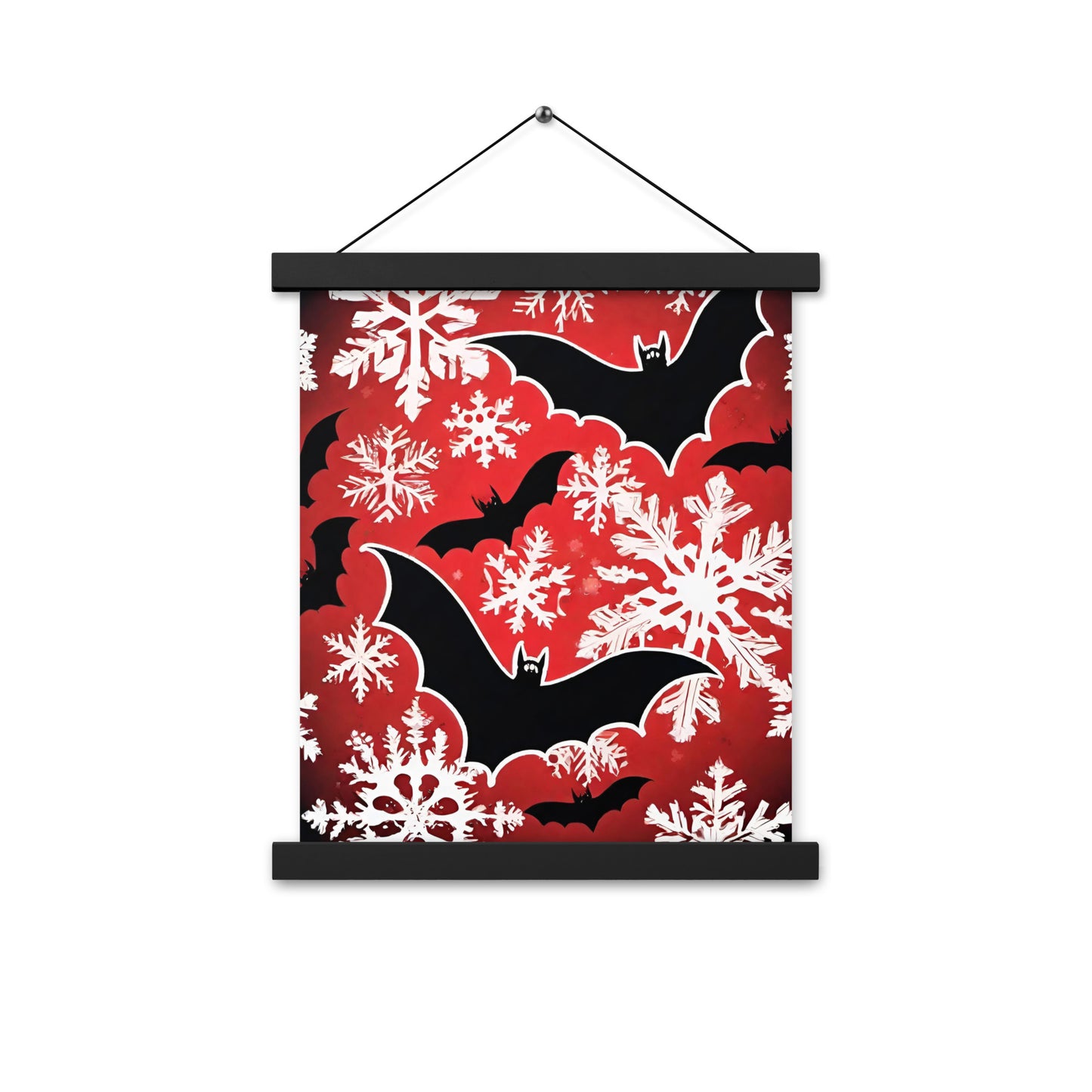 Dark Winter Design Poster with hangers