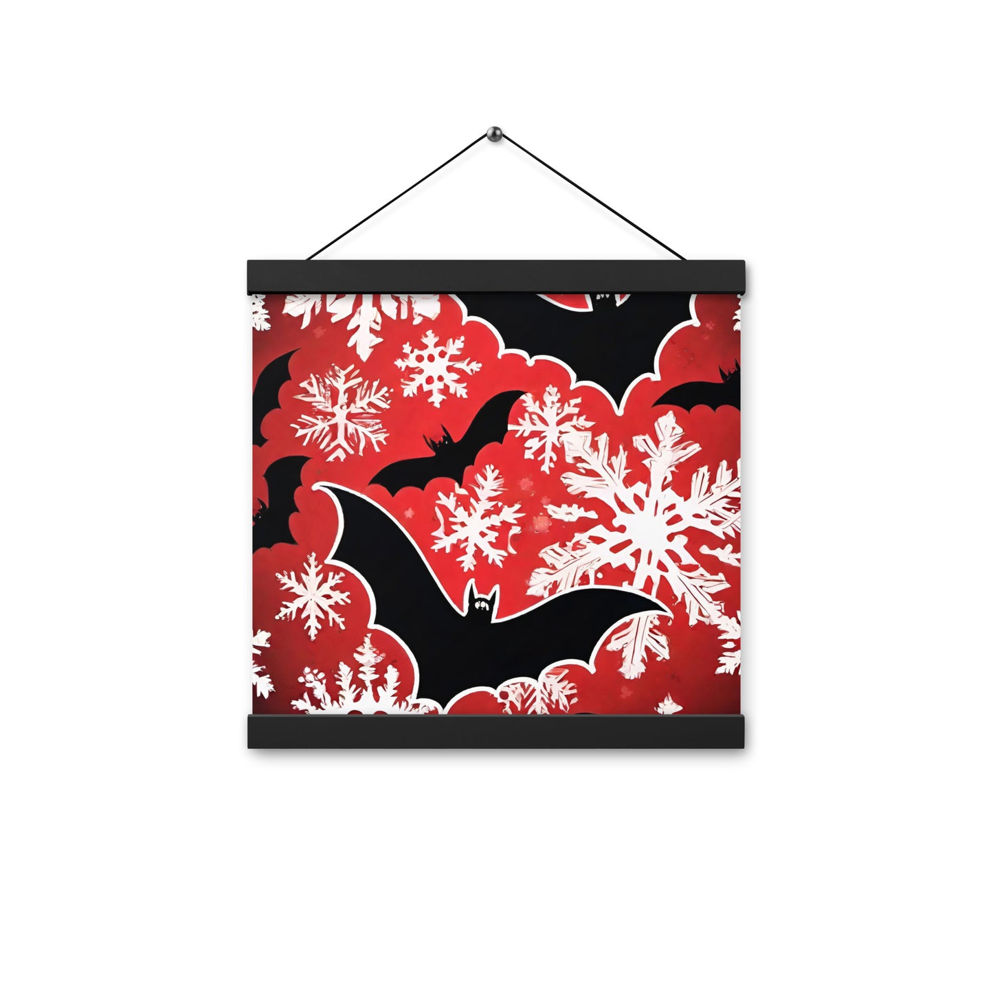 Dark Winter Design Poster with hangers