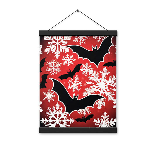 Dark Winter Design Poster with hangers